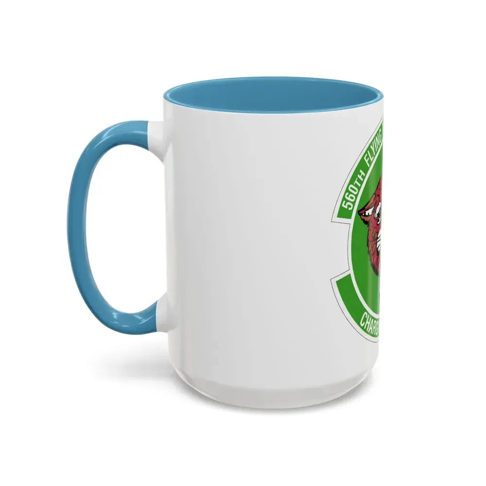 560 Flying Training Squadron AETC (U.S. Air Force) Accent Coffee Mug - Go Mug Yourself