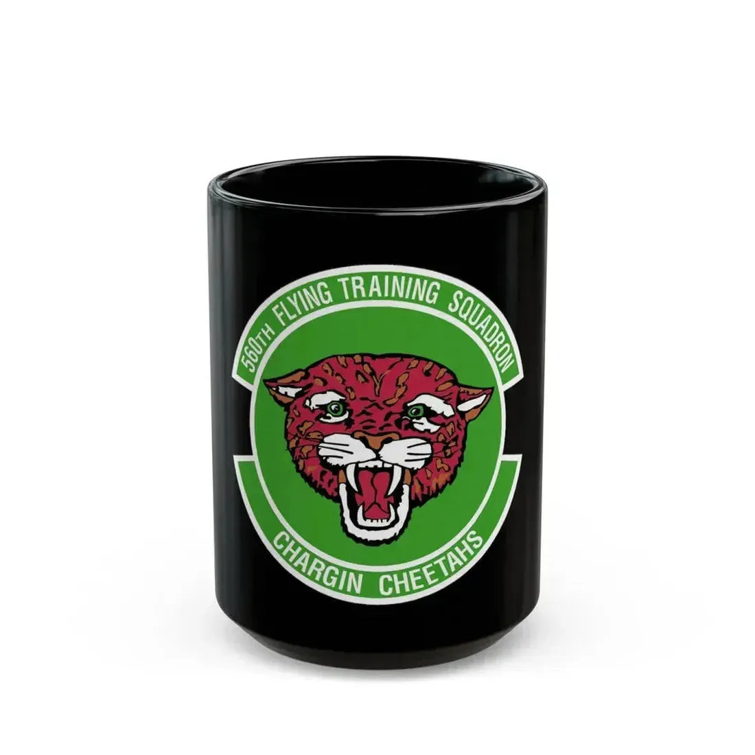 560 Flying Training Squadron AETC (U.S. Air Force) Black Coffee Mug 15oz - Go Mug Yourself