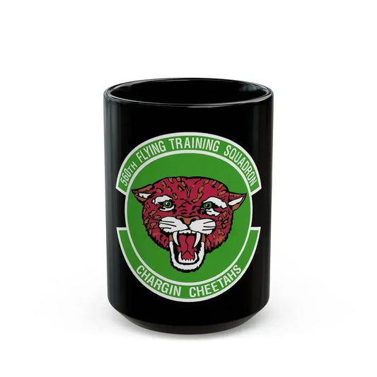 560 Flying Training Squadron AETC (U.S. Air Force) Black Coffee Mug 15oz - Go Mug Yourself
