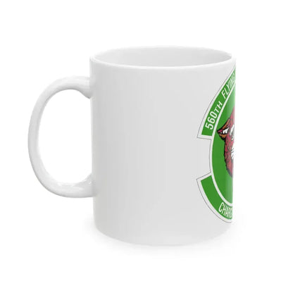 560 Flying Training Squadron AETC (U.S. Air Force) White Coffee Mug - Go Mug Yourself
