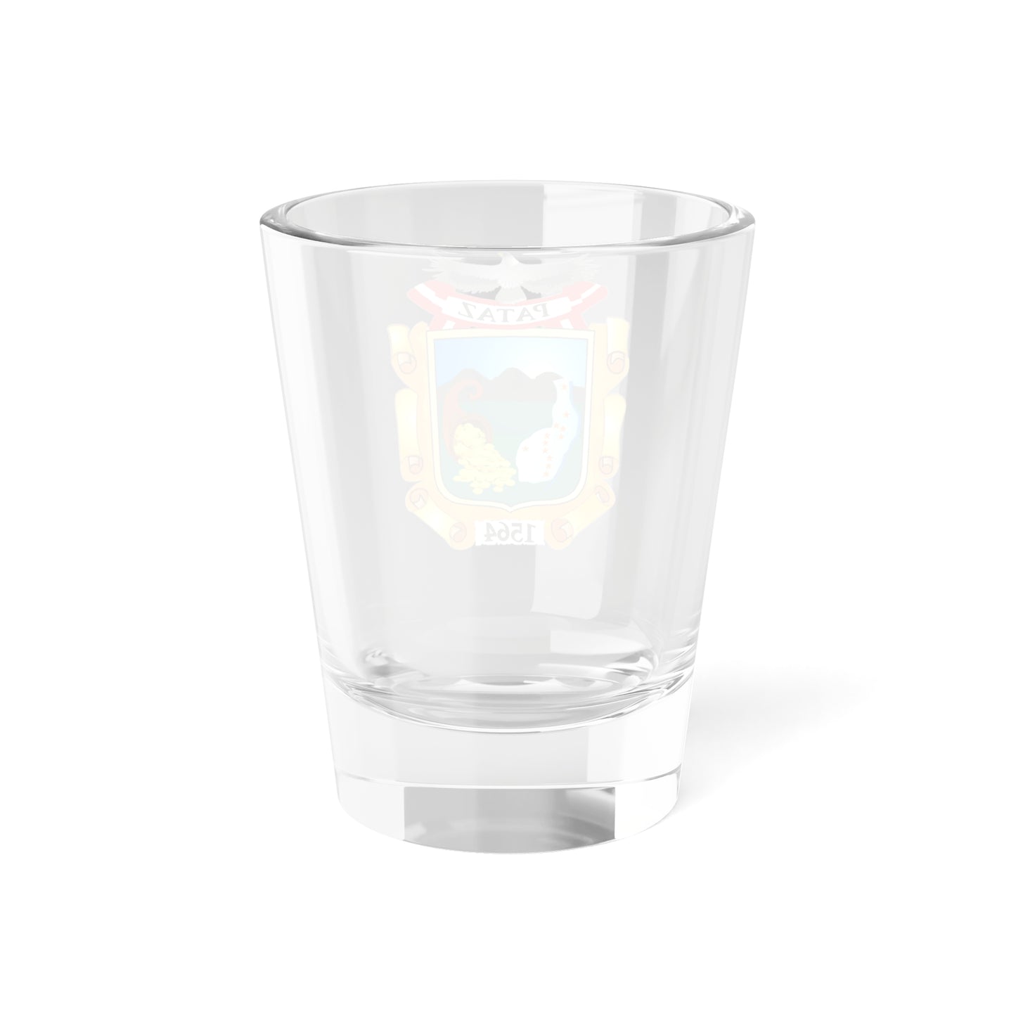Escudo de Pataz (Peru) (Coat of Arms) Shot Glass 1.5oz