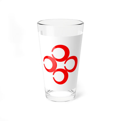 Flag of Yokoze Saitama (Japan) Pint Glass 16oz
