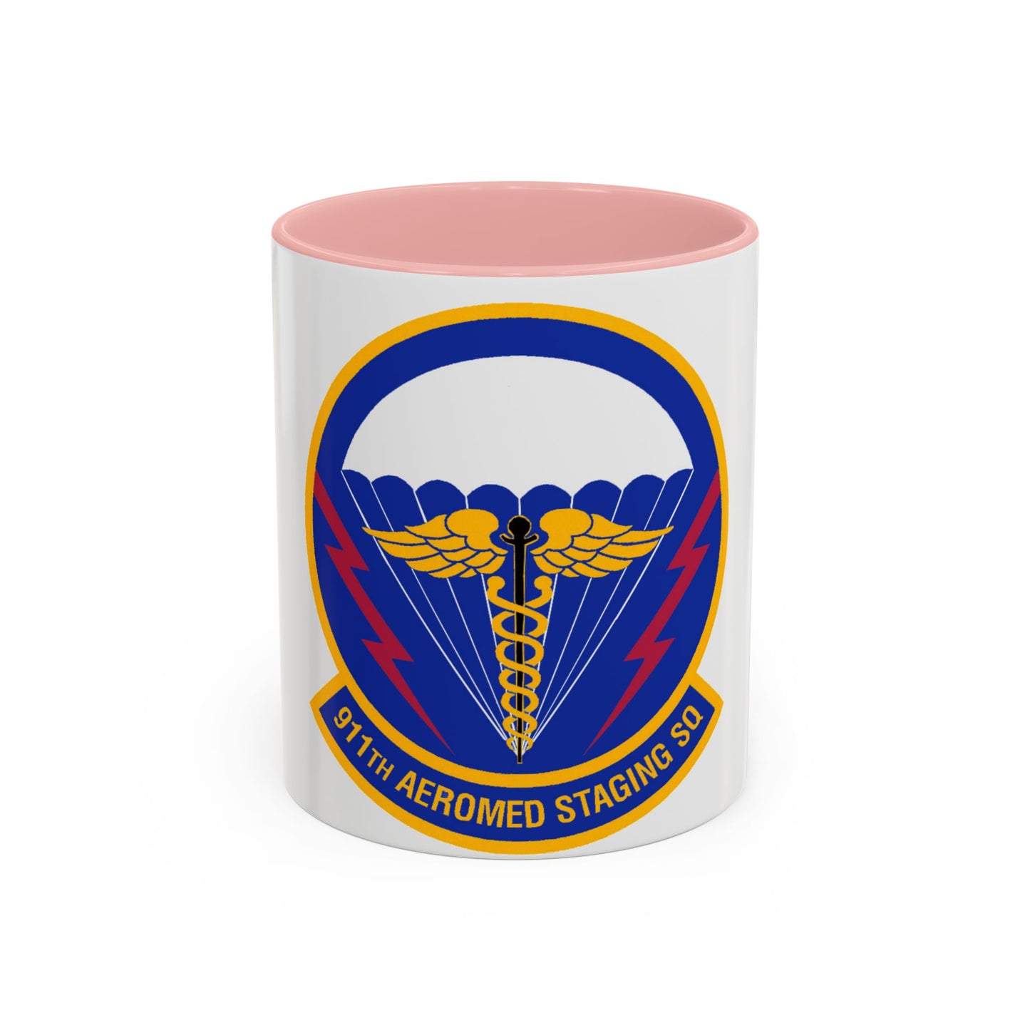 911 Aeromedical Staging Squadron AFRC (U.S. Air Force) Accent Coffee Mug