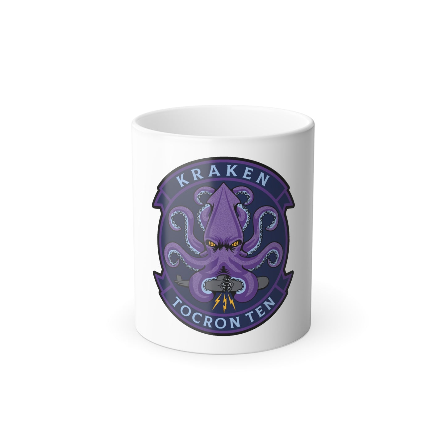 TOCRON TEN KRAKEN (U.S. Navy) Color Changing Mug 11oz