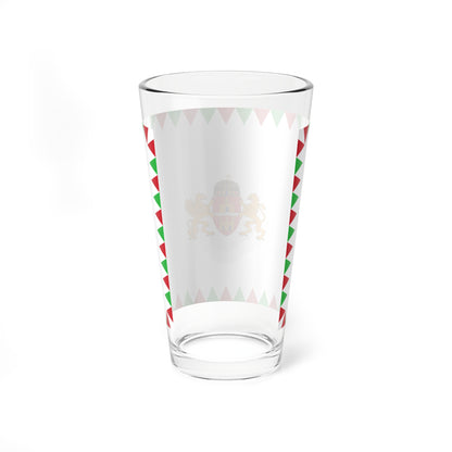 Proposed flag of Budapest 2011 (Hungary) Pint Glass 16oz