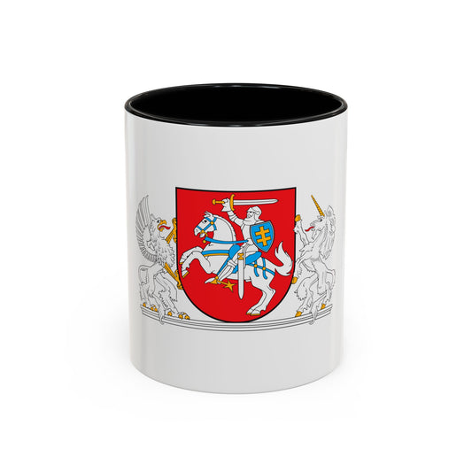 Coat of arms of the President of Lithuania - Accent Coffee Mug