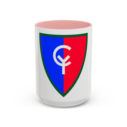 38th Infantry Division SSI (U.S. Army) Accent Coffee Mug