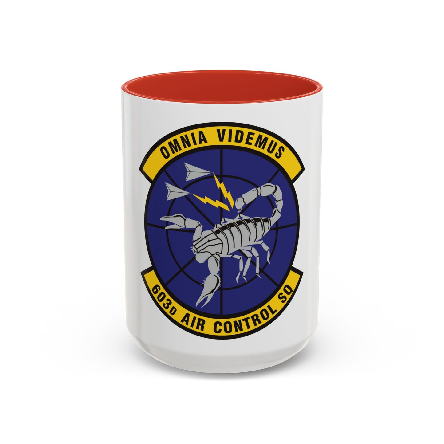603d Air Control Squadron (U.S. Air Force) Accent Coffee Mug