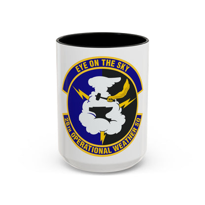 28th Operational Weather Squadron (U.S. Air Force) Accent Coffee Mug