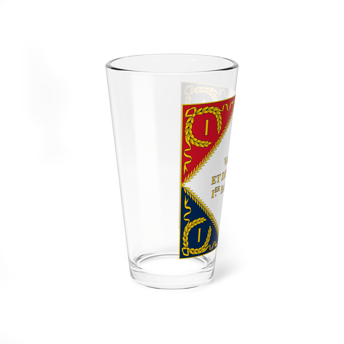 Drapeau de la Garde Imperiale 1804 Revers (France) Pint Glass 16oz