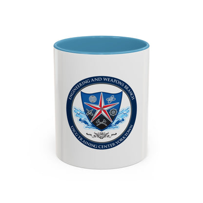 USCGC Training Yorktown (U.S. Coast Guard) Accent Coffee Mug
