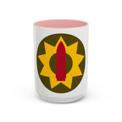 Pacific Coastal Frontier (U.S. Army) Accent Coffee Mug