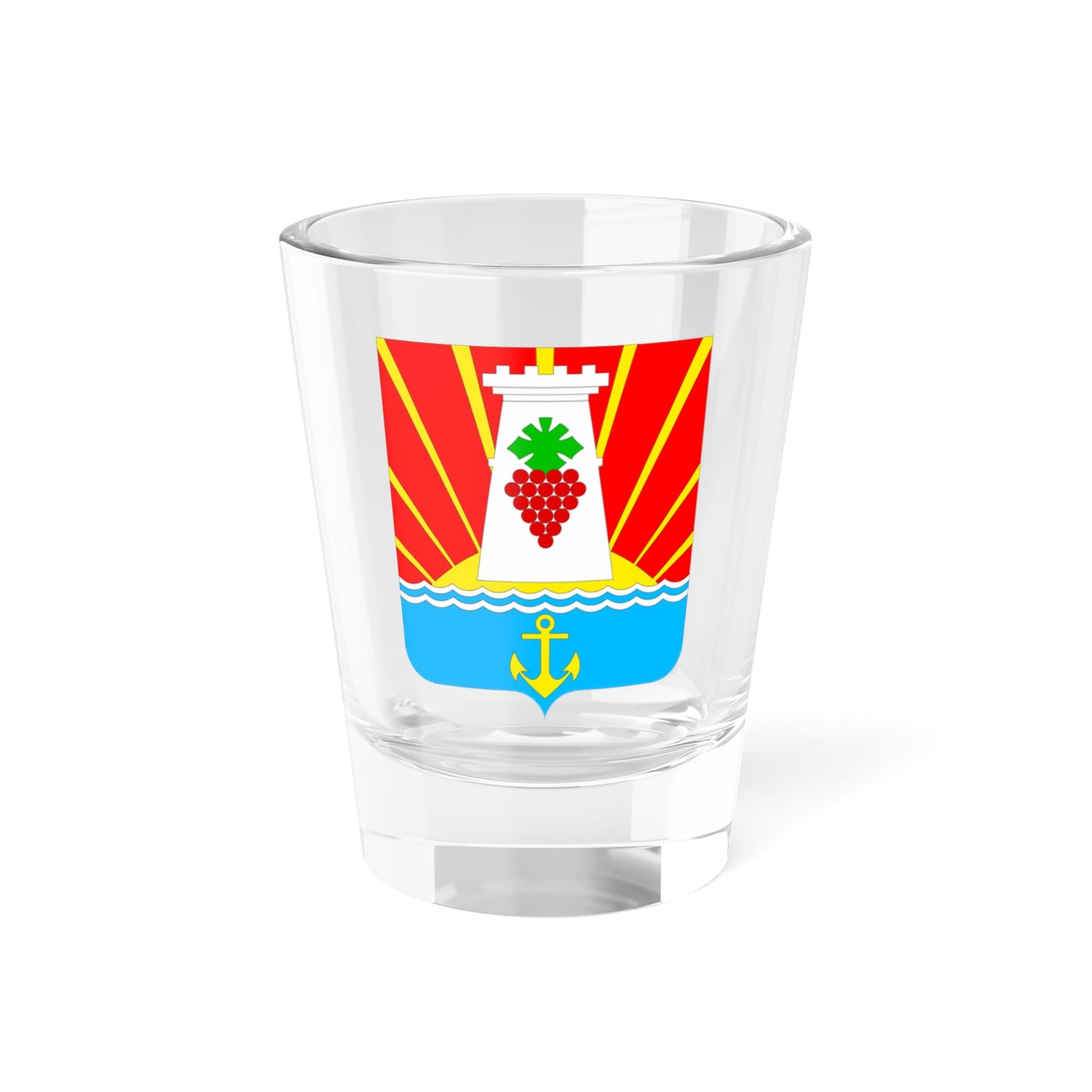 Feodosiya coat of arms (Ukraine) (Coat of Arms) Shot Glass 1.5oz