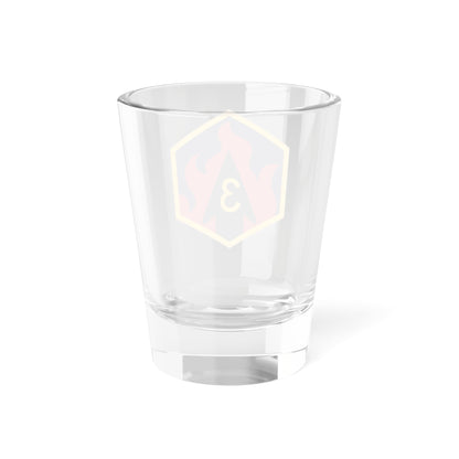 Verre à liqueur 3e brigade chimique (armée américaine) 1,5 oz