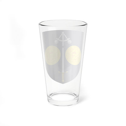 University of Bath arms (United Kingdom) (Coat of Arms) Pint Glass 16oz