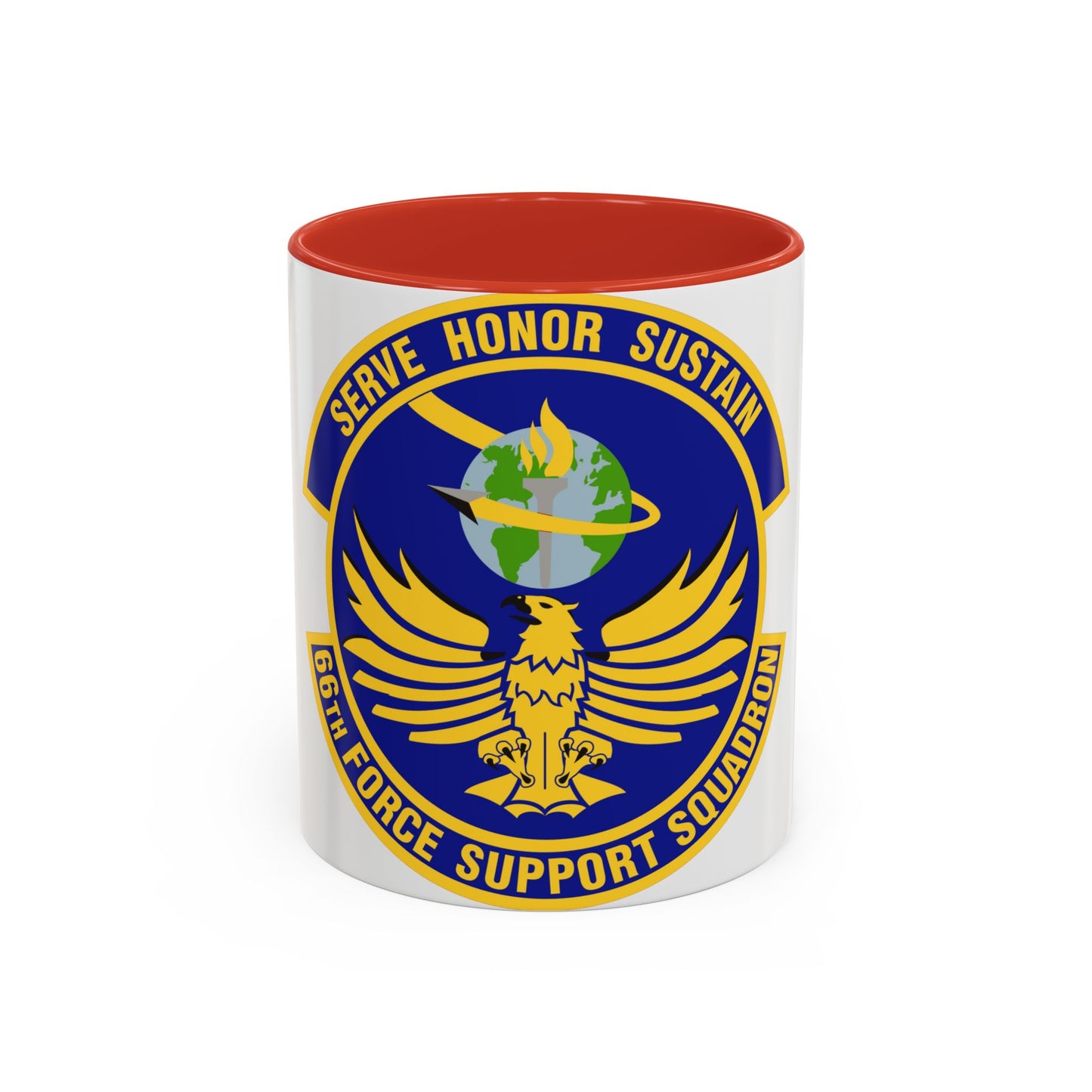 66th Force Support Squadron (U.S. Air Force) Accent Coffee Mug