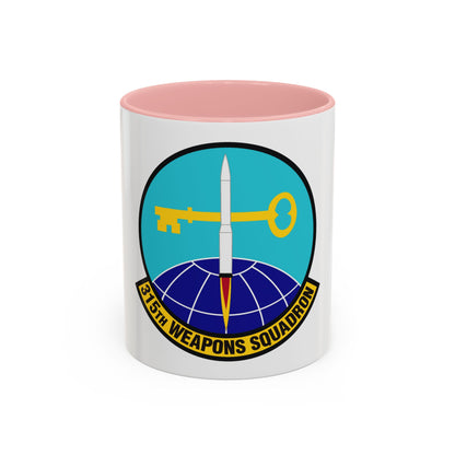 315 Weapons Squadron ACC (U.S. Air Force) Accent Coffee Mug