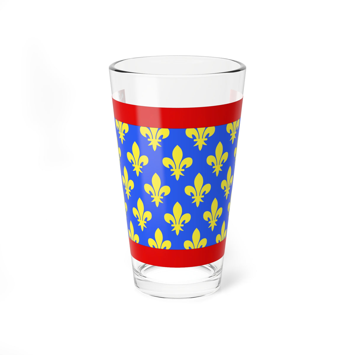 Drapeau fr departement Sarthe (France) Pint Glass 16oz