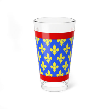 Drapeau fr departement Sarthe (France) Pint Glass 16oz