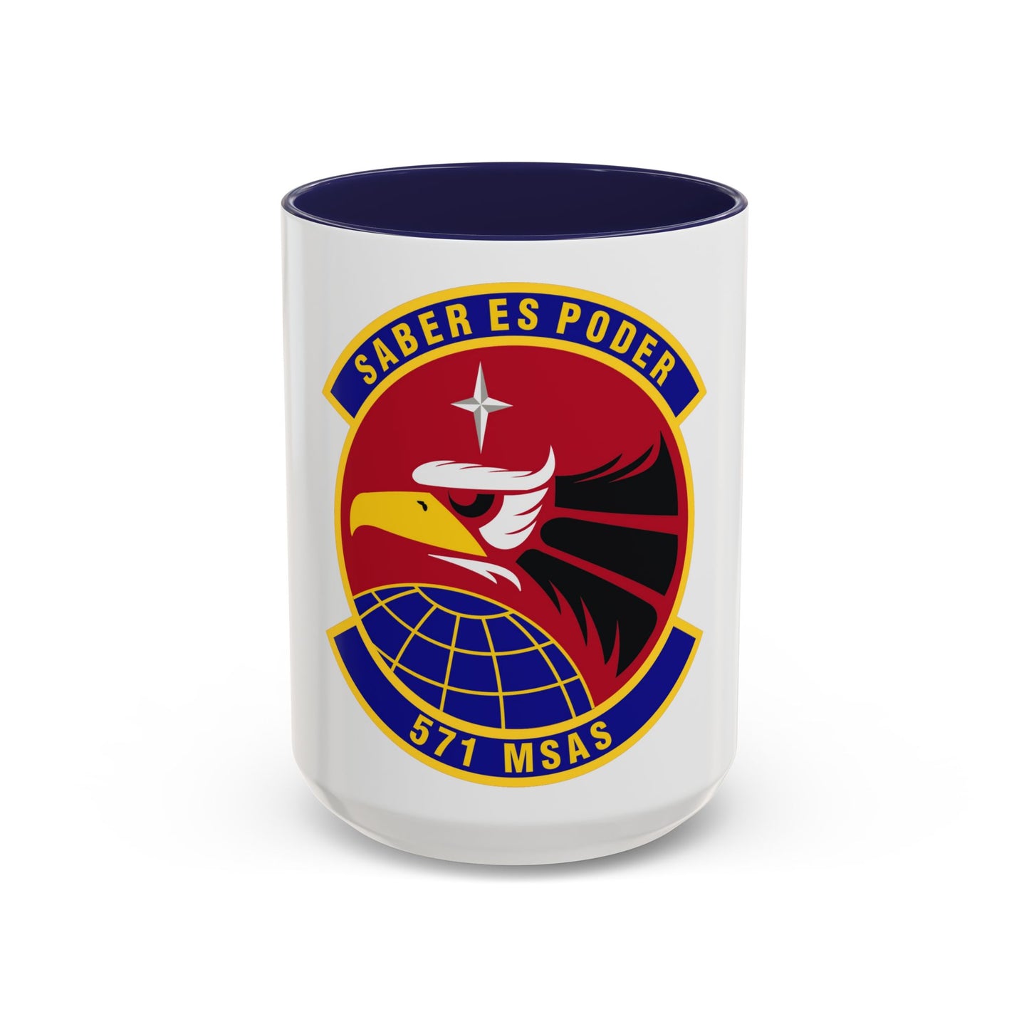 571st Mobility Support Advisory Squadron (U.S. Air Force) Accent Coffee Mug