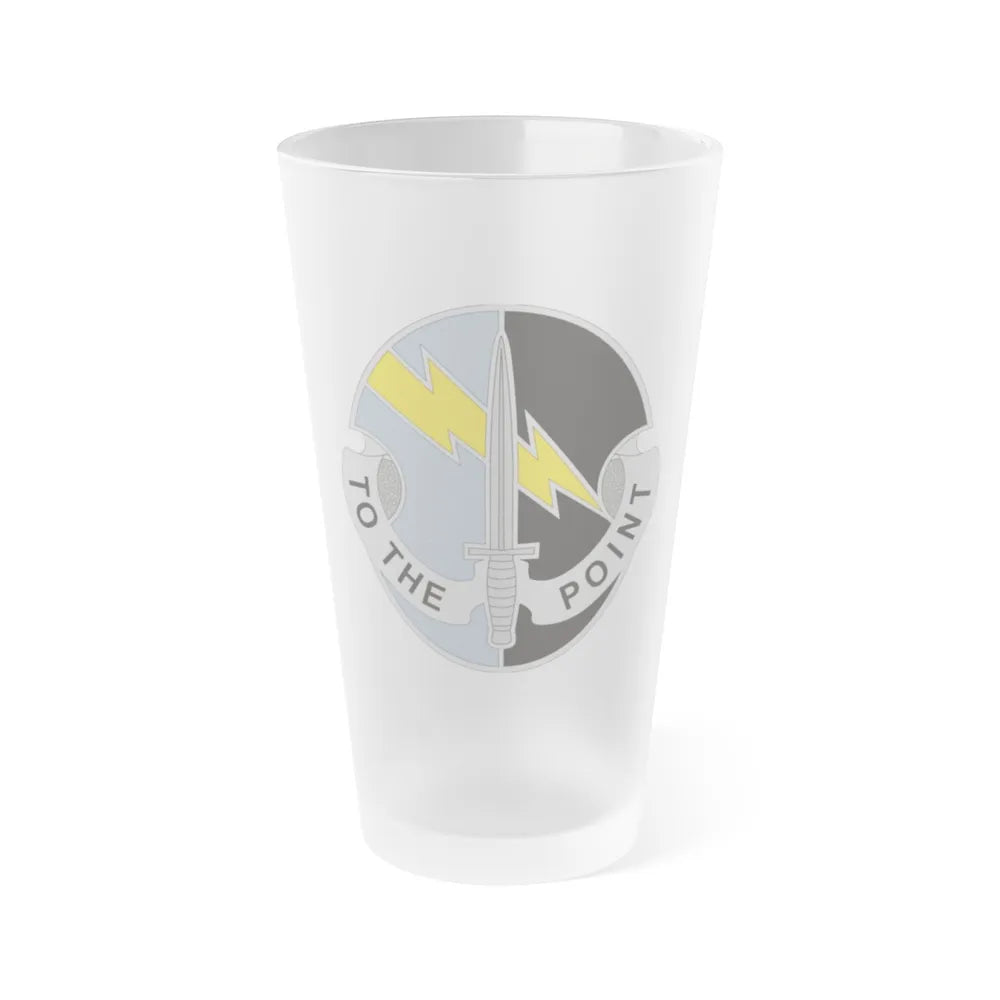 560th Battlefield Surveillance Brigade 2 (U.S. Army) Frosted Pint Glass 16oz-Go Mug Yourself