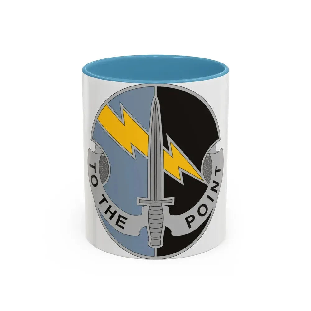 560th Battlefield Surveillance Brigade 2 (U.S. Army) Accent Coffee Mug 11oz Light Blue - Go Mug Yourself