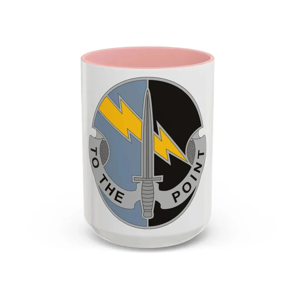 560th Battlefield Surveillance Brigade 2 (U.S. Army) Accent Coffee Mug 15oz Pink - Go Mug Yourself