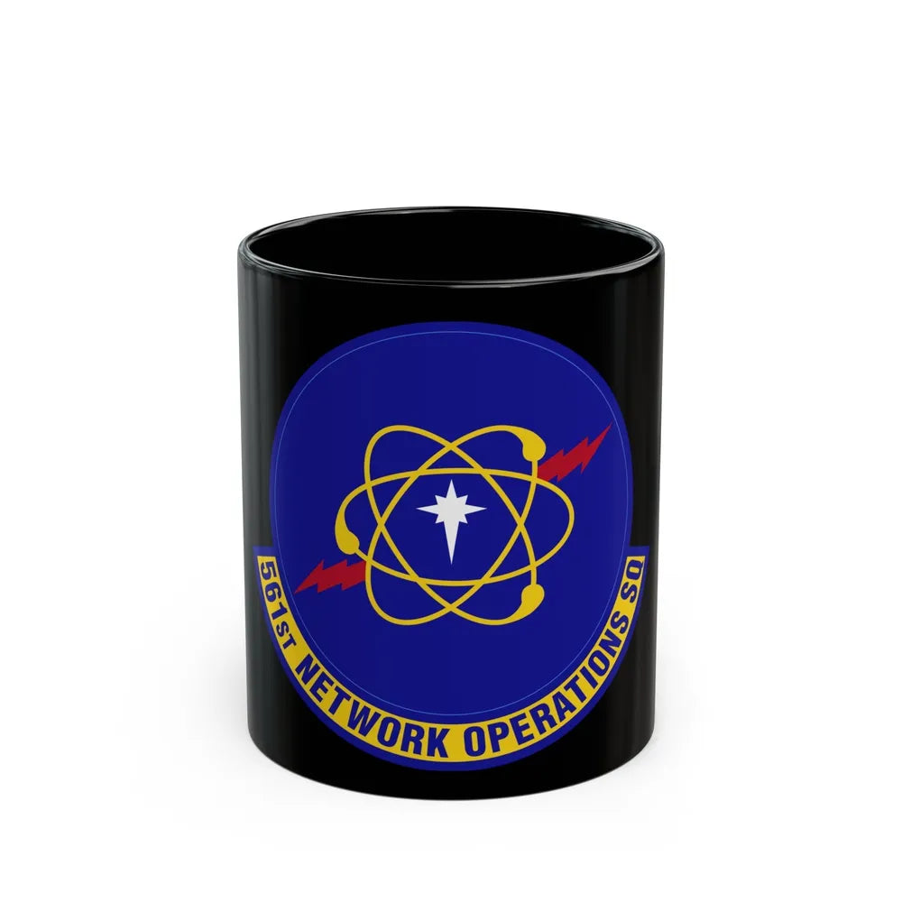 561 Network Operations Squadron ACC (U.S. Air Force) Black Coffee Mug-11oz-Go Mug Yourself