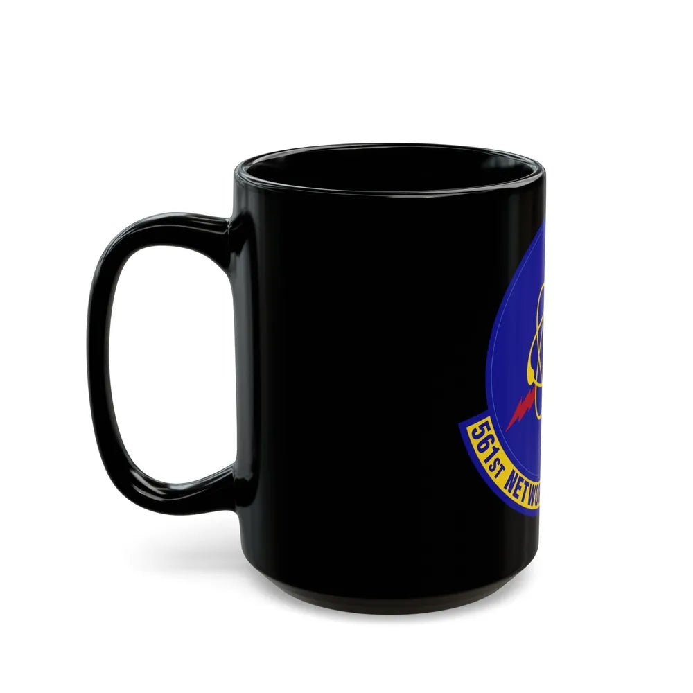 561 Network Operations Squadron ACC (U.S. Air Force) Black Coffee Mug-Go Mug Yourself