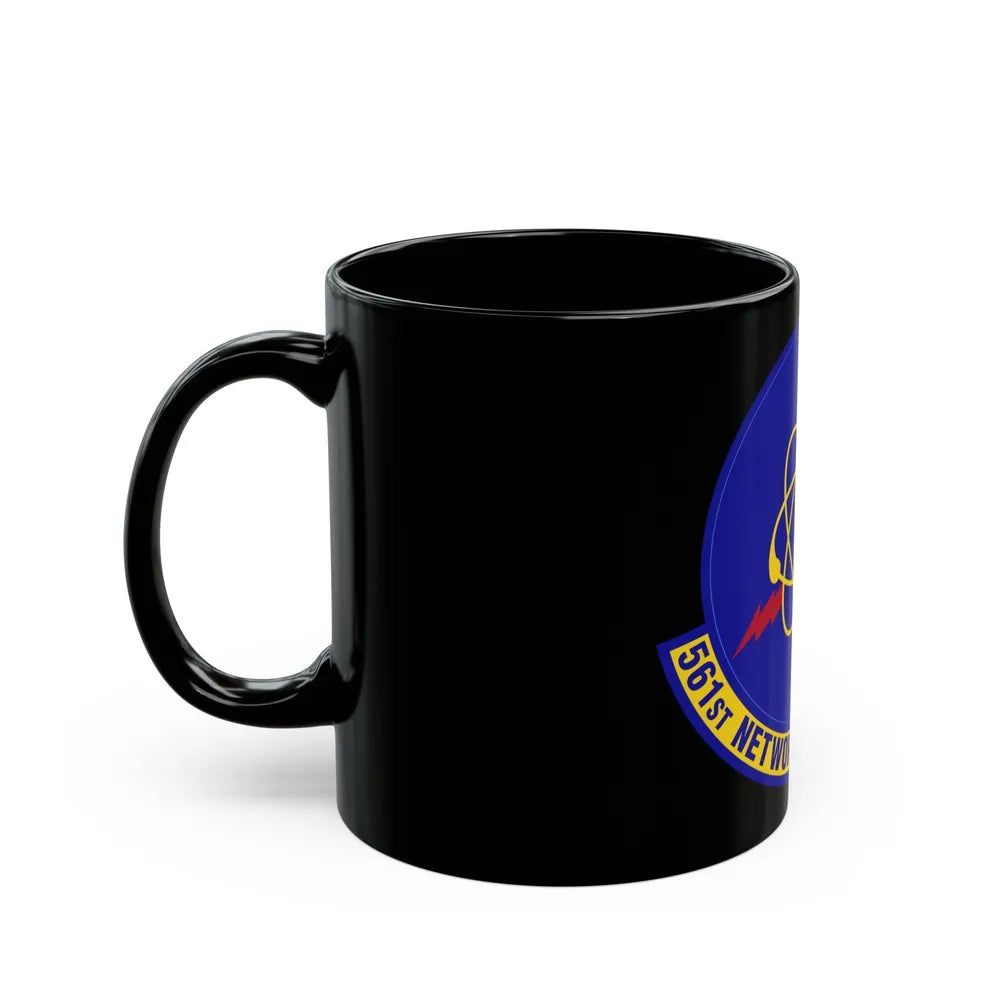 561 Network Operations Squadron ACC (U.S. Air Force) Black Coffee Mug-Go Mug Yourself