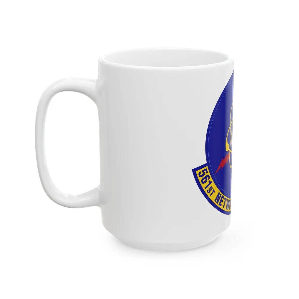 561 Network Operations Squadron ACC (U.S. Air Force) White Coffee Mug-Go Mug Yourself