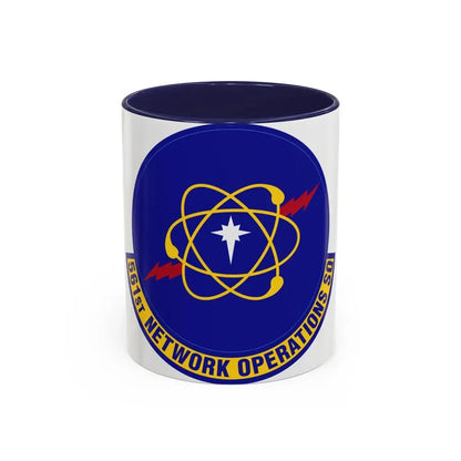 561 Network Operations Squadron ACC (U.S. Air Force) Accent Coffee Mug 11oz Navy - Go Mug Yourself