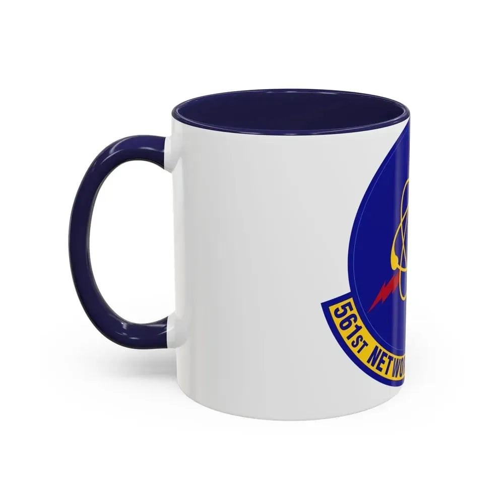 561 Network Operations Squadron ACC (U.S. Air Force) Accent Coffee Mug - Go Mug Yourself