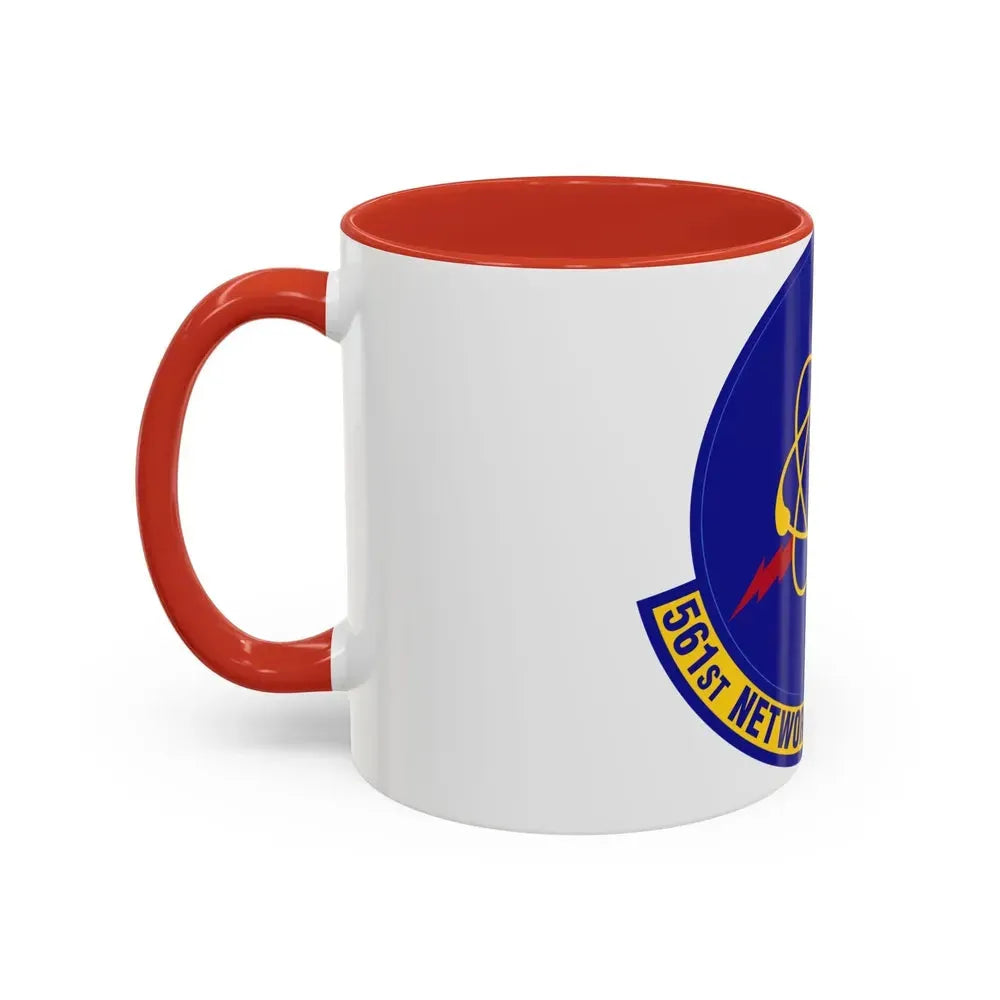 561 Network Operations Squadron ACC (U.S. Air Force) Accent Coffee Mug - Go Mug Yourself