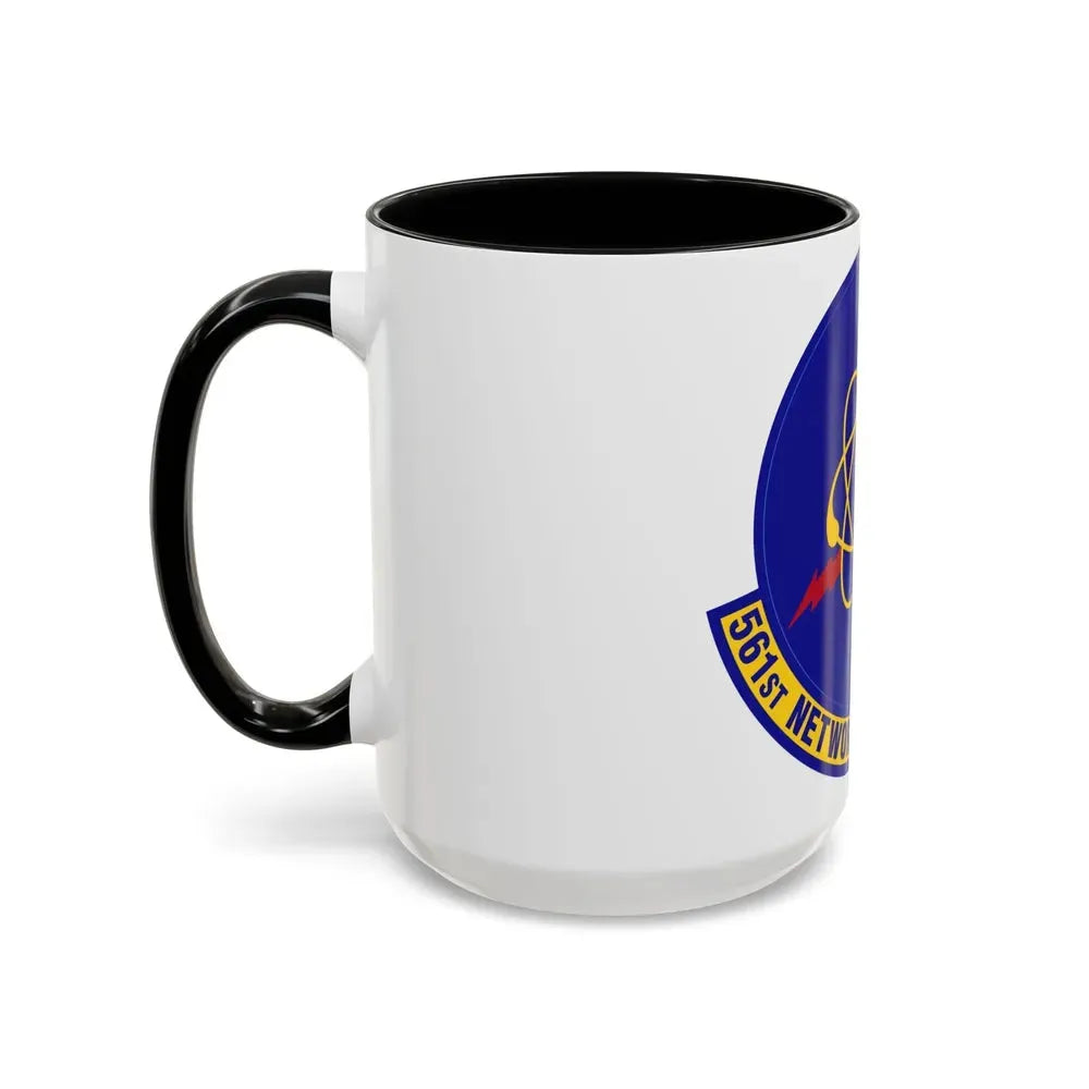 561 Network Operations Squadron ACC (U.S. Air Force) Accent Coffee Mug - Go Mug Yourself