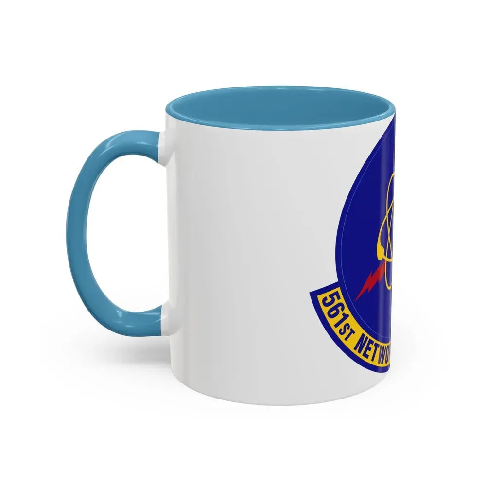 561 Network Operations Squadron ACC (U.S. Air Force) Accent Coffee Mug - Go Mug Yourself