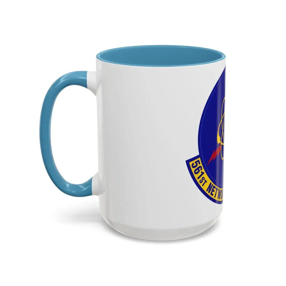 561 Network Operations Squadron ACC (U.S. Air Force) Accent Coffee Mug - Go Mug Yourself