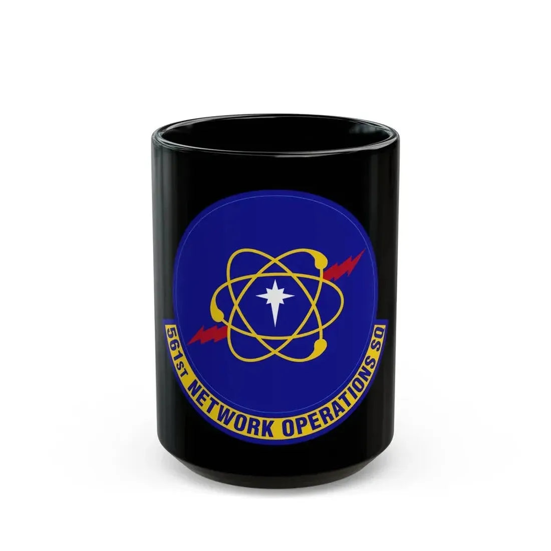 561 Network Operations Squadron ACC (U.S. Air Force) Black Coffee Mug 15oz - Go Mug Yourself