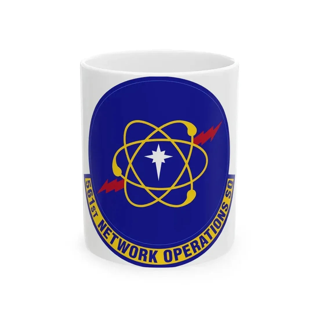 561 Network Operations Squadron ACC (U.S. Air Force) White Coffee Mug 11oz - Go Mug Yourself