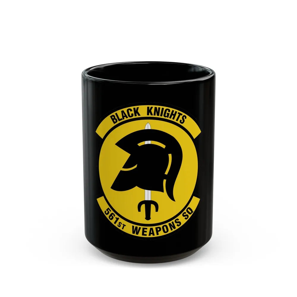 561 Weapons Squadron ACC (U.S. Air Force) Black Coffee Mug-15oz-Go Mug Yourself