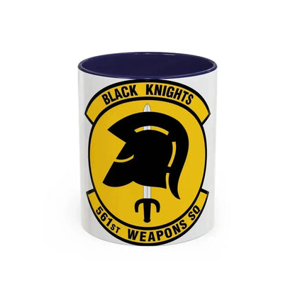 561 Weapons Squadron ACC (U.S. Air Force) Accent Coffee Mug 11oz Navy - Go Mug Yourself