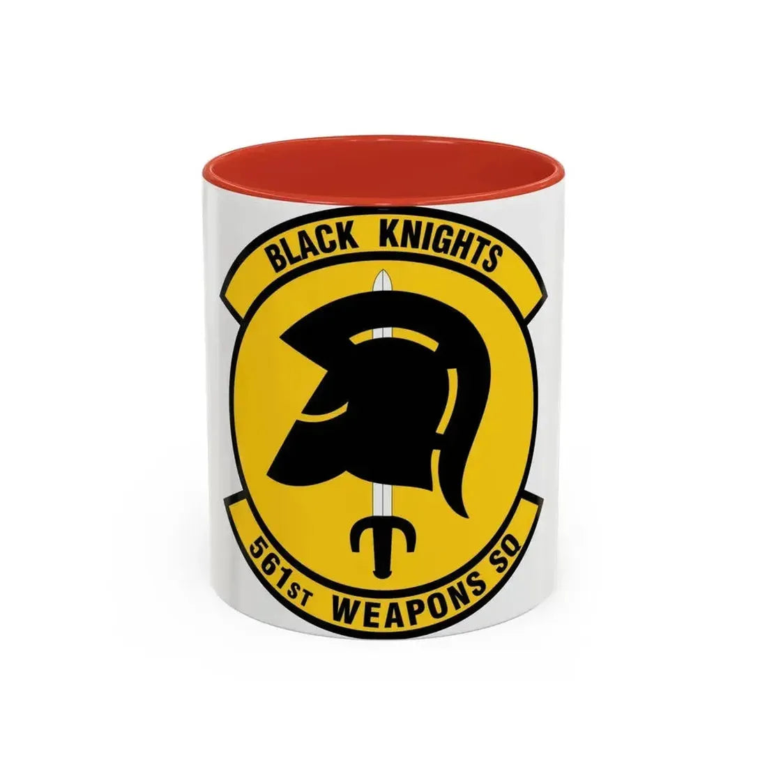 561 Weapons Squadron ACC (U.S. Air Force) Accent Coffee Mug 11oz Red - Go Mug Yourself