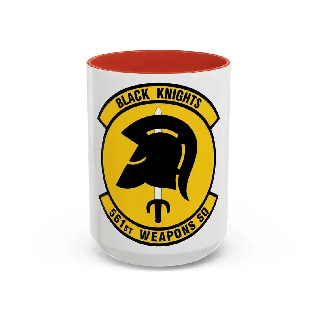 561 Weapons Squadron ACC (U.S. Air Force) Accent Coffee Mug 15oz Red - Go Mug Yourself