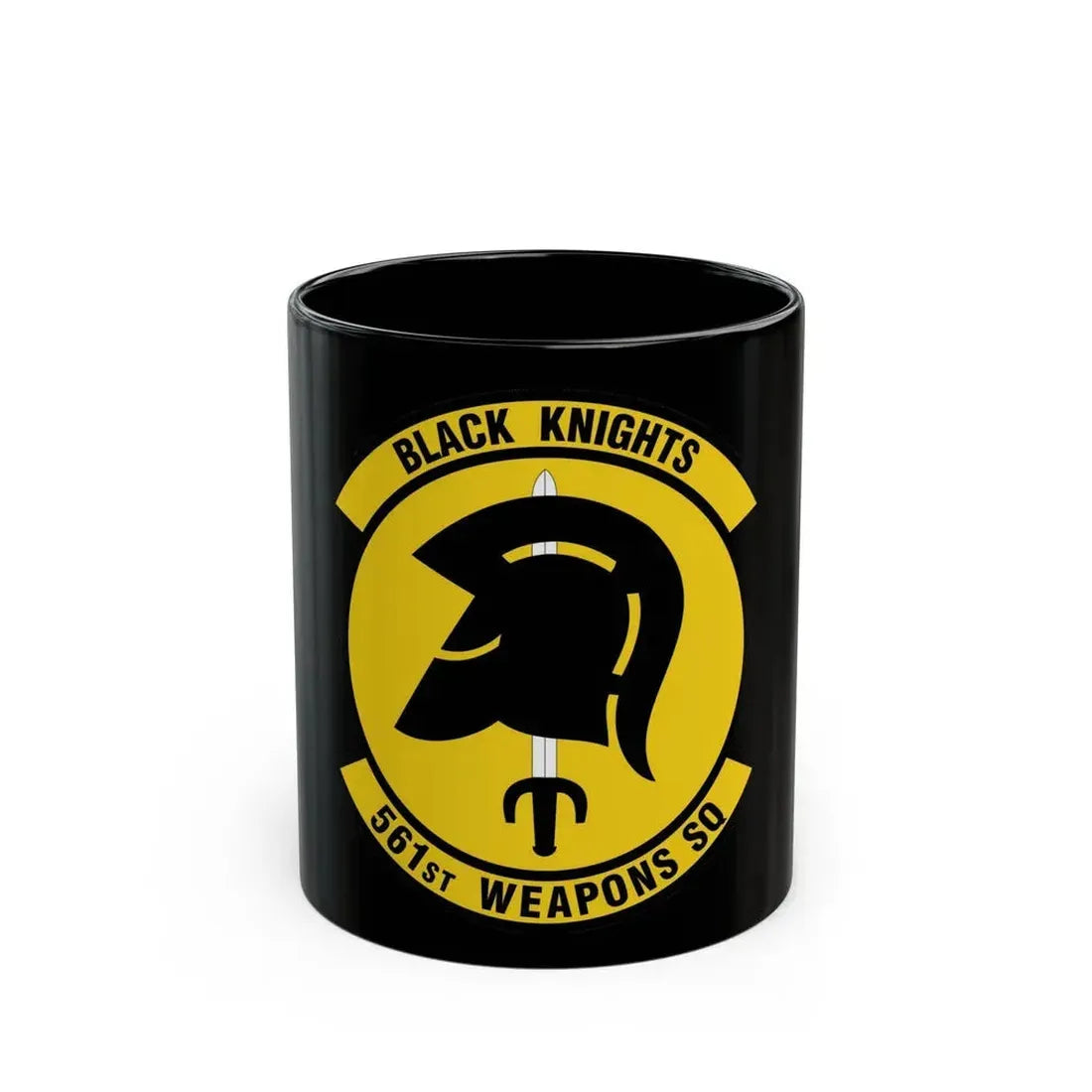 561 Weapons Squadron ACC (U.S. Air Force) Black Coffee Mug - Go Mug Yourself