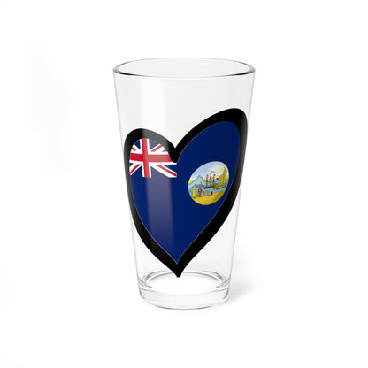 EuroHong Kong 1955-1959 (China) Pint Glass 16oz