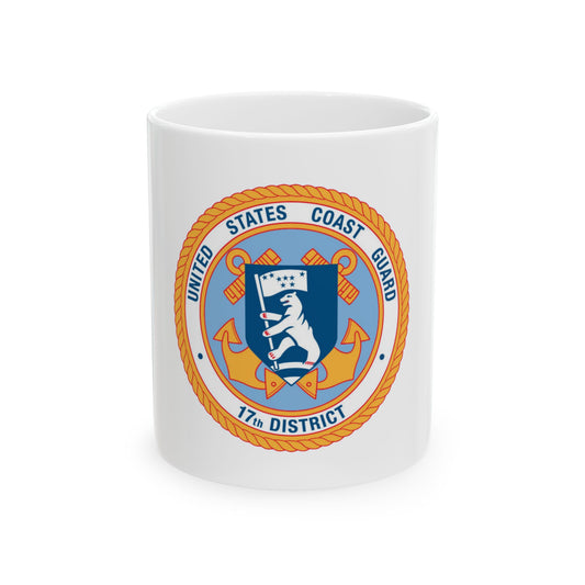 17th CG District (U.S. Coast Guard) White Coffee Mug