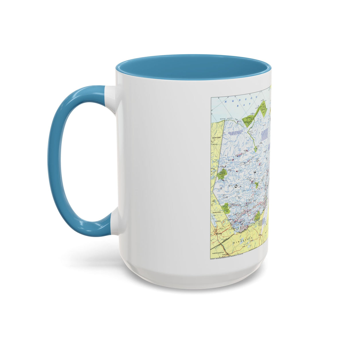 Canada - Ontario 1 (1996 (Map) Accent Coffee Mug