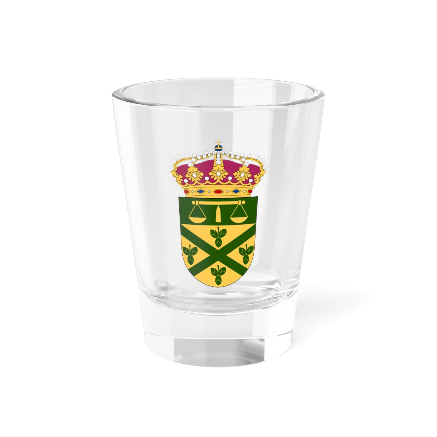 Hässleholms tingsrätt vapen (Sweden) (Coat of Arms) Shot Glass 1.5oz