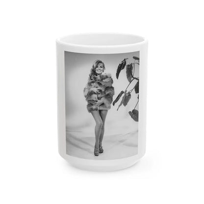 Julie Ege #274 (Vintage Female Icon) White Coffee Mug-15oz-Go Mug Yourself