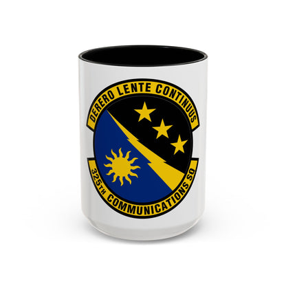 325 Communications Squadron ACC (U.S. Air Force) Accent Coffee Mug